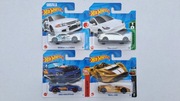 Zestaw 4 samochodzików HotWheels