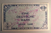 Banknot 1 marka 1948 r. NRF rzadki i piękny UNC