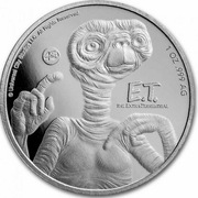 Srebrna Moneta 40th Anniversary: E.T. 2022, 1 oz