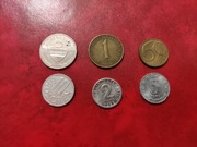 Zestaw monet Austria 6 monet każda inna