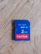 Karta pamięci SD 2GB SanDisk.