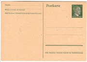 DR, Postkarte 5 pf. Karta pocztowa czysta