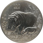 Zambia 100 kwacha 1998, KM#59