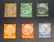 Znaczki Niemcy 1934 kasowane