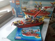 Lego 7207 łódź strażacka z pudełkiem i instrukcją