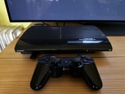 PS3 Super Slim 500GB + gry + 1x pad + słuchawki GOLD v2.