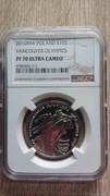 10zł.2010r.Reprezentacja Olimp. Vancouver.NGC PF70