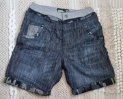 NO FEAR krótkie spodenki DENIM elastyczny pas r158