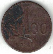 Austria 100 koron 1924   17 mm  nr 2