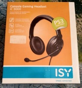 ISY IC 3000 . PS3 , Xbox 360 . Słuchawki z mikrofonem .