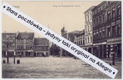 OSTRÓW (OSTROWO) Rynek, kościół ewang witryny 1905