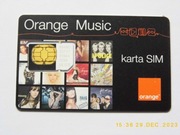 Orange Music sim wklejony 