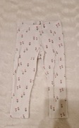 Bawełniane legginsy H&M tulipany 98