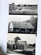 3 pocztówki - Biskupin, PTTK, 1975 r. 