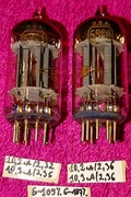 2 x RCA USA 5963 ~ Ecc82 12au7 Gain107% 1960