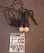 Zestaw 2x Ps move, kamerka, gra + gratis