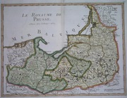 1757 MAPA POLSKA PRUSY Gdańsk Gdynia Olsztyn Toruń