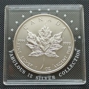 5 dolarów 2009 Liść klonu, Fabulous uncja srebro 999 certyfikat 