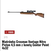 Wiatrówka gwintowana Crosman Vantage Nitro Piston.