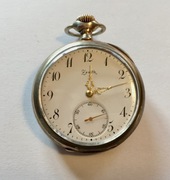 ZENITH srebrny zegarek kieszonkowy