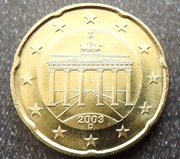 STel- Niemcy 20 cent 2003D lustro z połyskiem