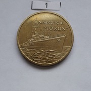 Moneta 2 zł Niszczyciel „Piorun” - 2012 rok