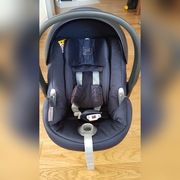 Fotelik Cybex Aton Q platinum z bazą isofix+gratis