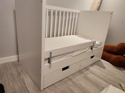 łóżko ikea stuva (rama, szuflady, szczebelki)