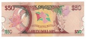 GUJANA - 50 DOLARÓW - 2016  - UNC