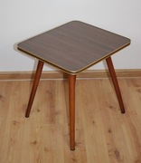 Stolik blat 43x36 cm, kwietnik, patyczak, vintage