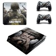 Naklejka na PS4 SLIM Skórka Call of Duty: WWII 2