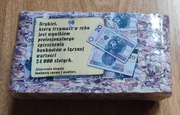 brykiet profesjonalnie zniszczonych banknotów