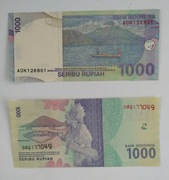 zestaw banknotów 1000 rupii , Indonezja ,  2 szt 