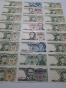 247N' BANKNOTY PRL UNC-24 SZT OD 10 ZŁ DO 10.000!!