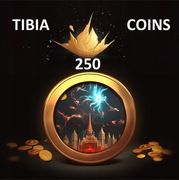 TIBIA COINS 250 30 DNI PACC KAŻDY ŚWIAT DOSTĘPNY