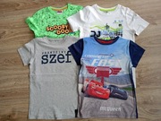 4 x bluzka koszulka  t-shirt Disney rozm. 122/128