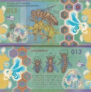 Pszczoła Miodna 013 - banknot testowy PWPW S.A.