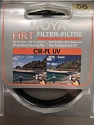 Filtr polaryzacyjny 58mm HOYA HRT CIR-PL UV