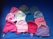 Bawełniane czapeczki dla dziewczynki 2-4 lata
