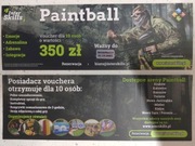 Voucher na paintball dla 10 osób do 31 październik