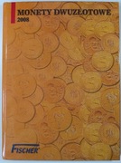 Klaser z monetami 2 złote GN 2008 Fischer.