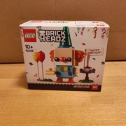 LEGO Brick Headz Birthday Clown 40348 elementy mix