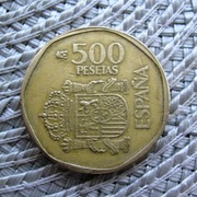 Hiszpania 500 Pesetas 1989r