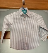 Biała koszula w niebieskie paski, Palomino r. 104