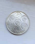 Belgia 150r niepodległości 1980 500 franków 
