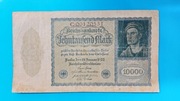 10 000 marek niemieckich 1922 R.