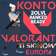 Konto Valorant|20lvl|EU|31 Skinow