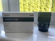 Sigma EF Art 50mm f/1,4 DG HSM Canon SUPER OSTRY!