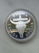 Kanada 1 dolar 1982 r Regina srebro 