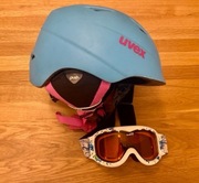 Kask UVEX Airwing 2 + gogle Rebell